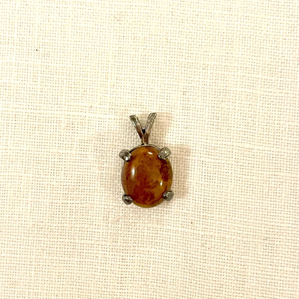 Gemstone Sterling Silver Pendant